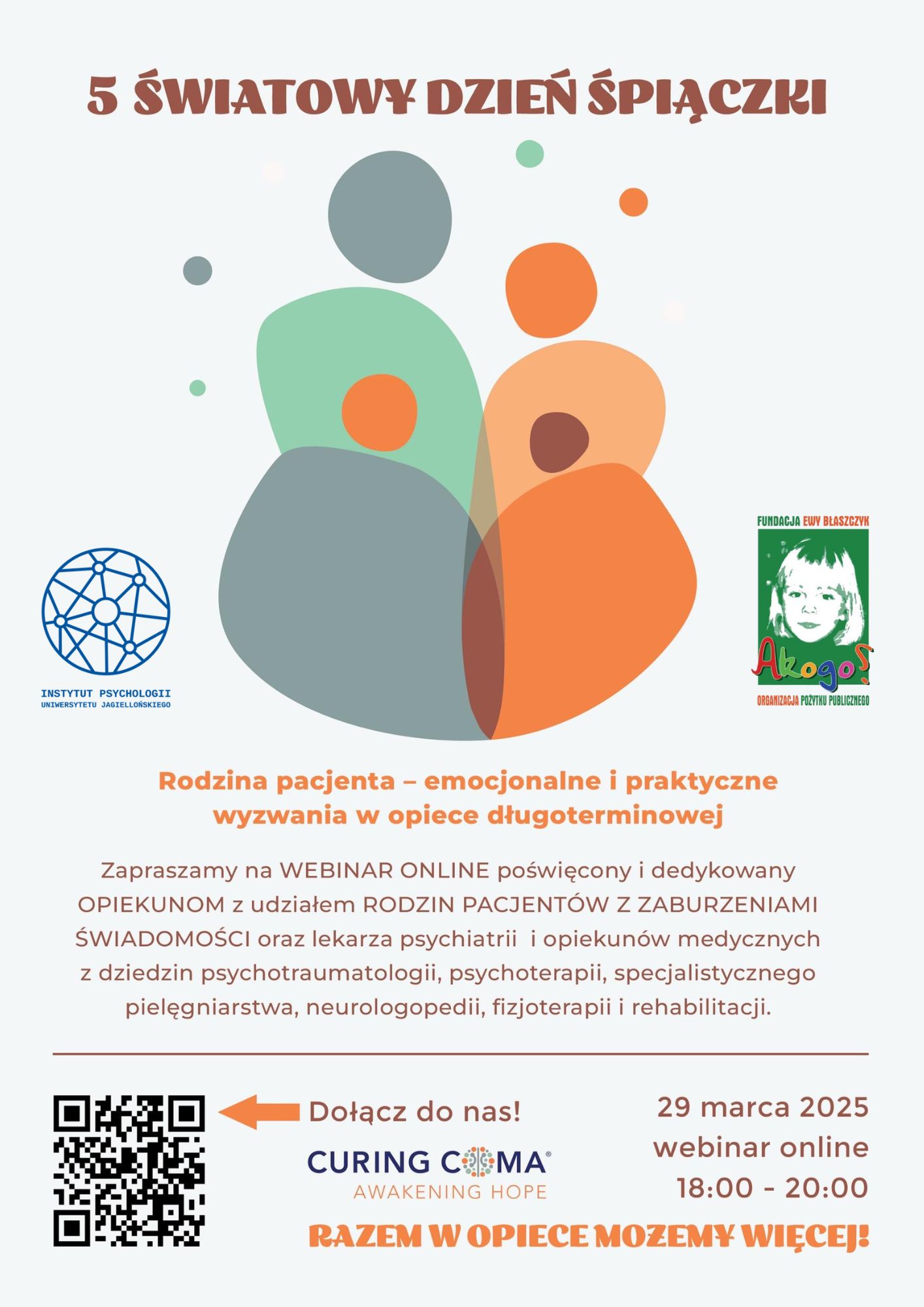 Plakat Światowy Dzień Śpiączki w Polsce