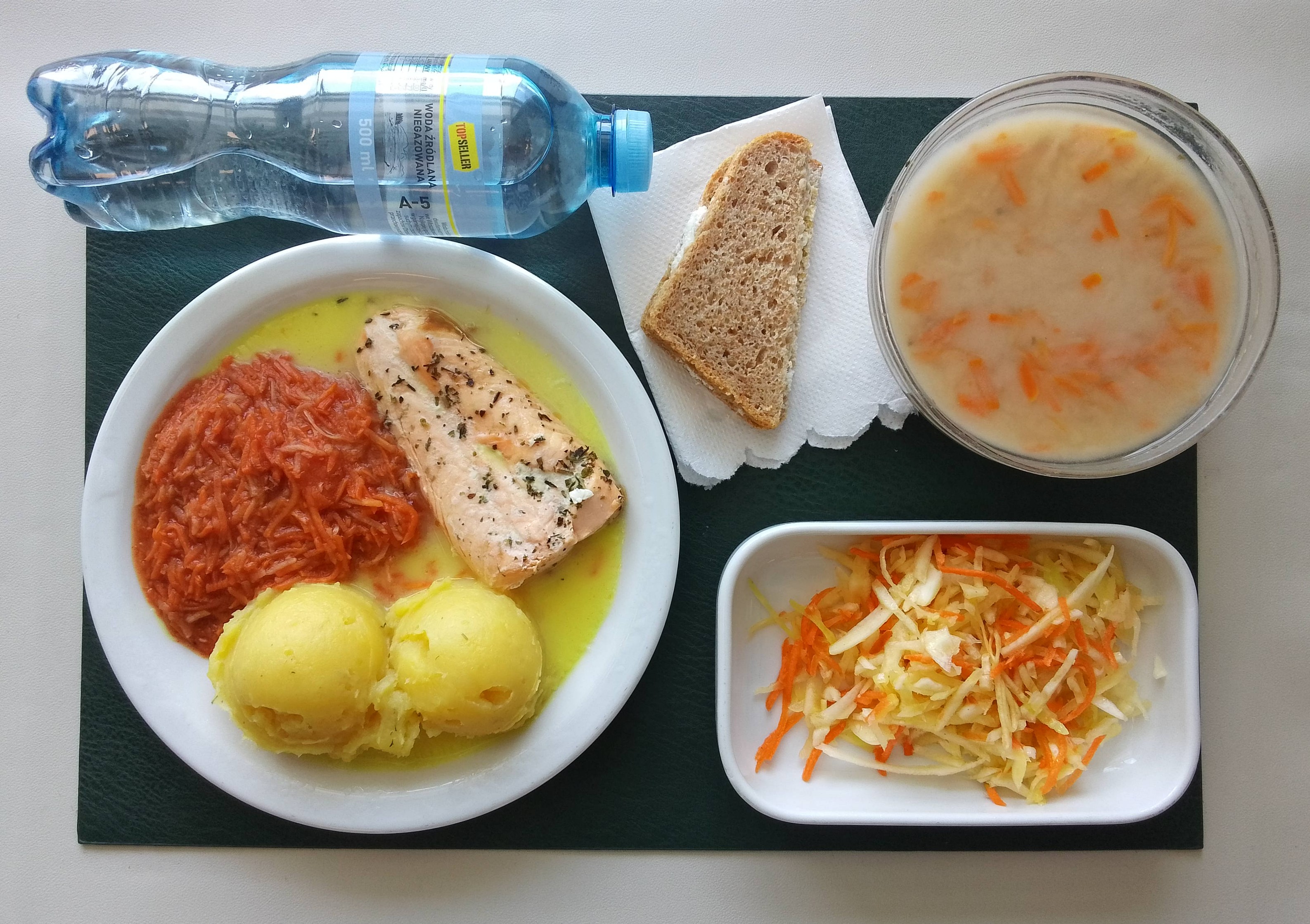 dobry posiłek obiad - dieta bogatoresztkowa