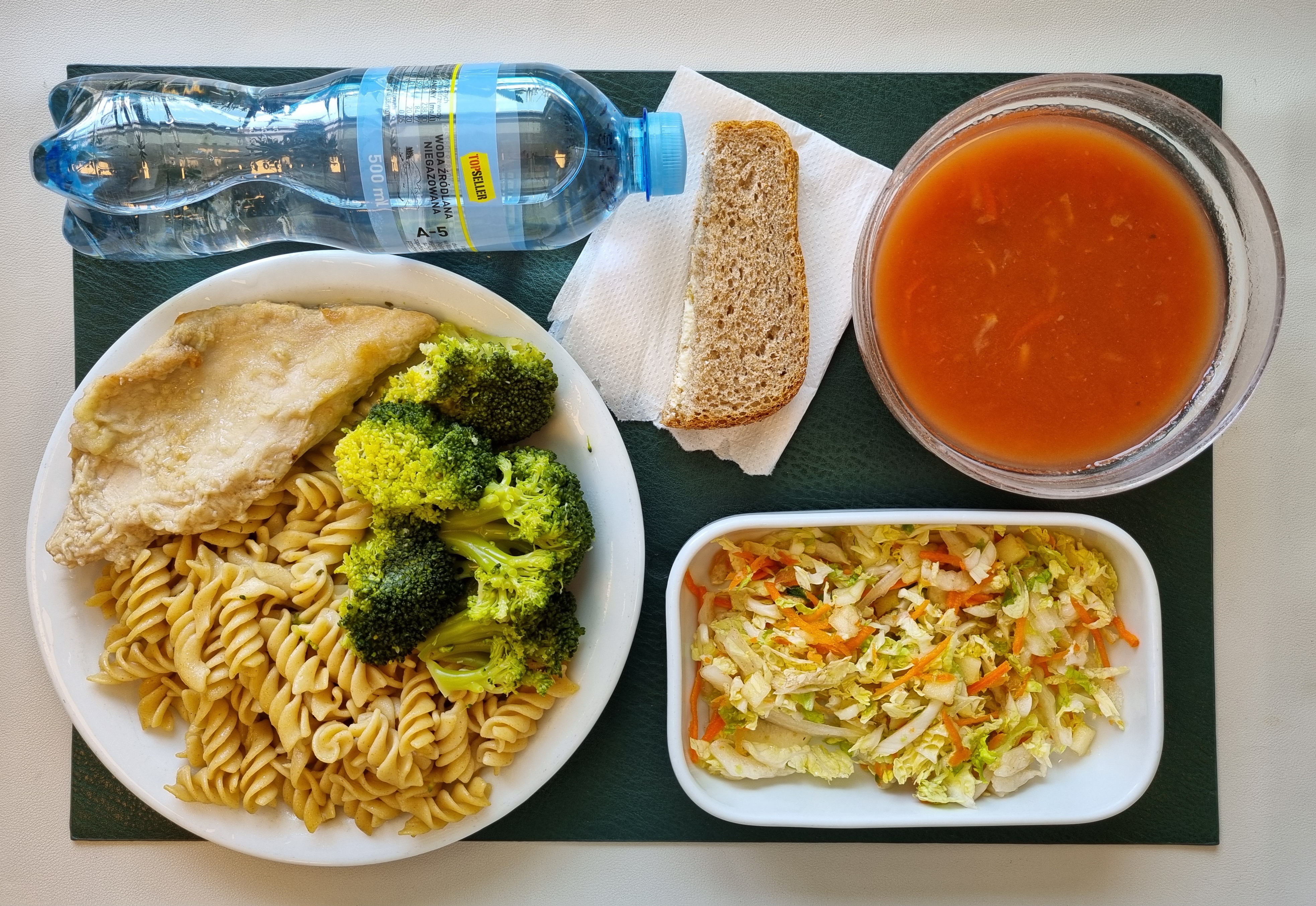 dobry posiłek obiad - dieta bogatoresztkowa