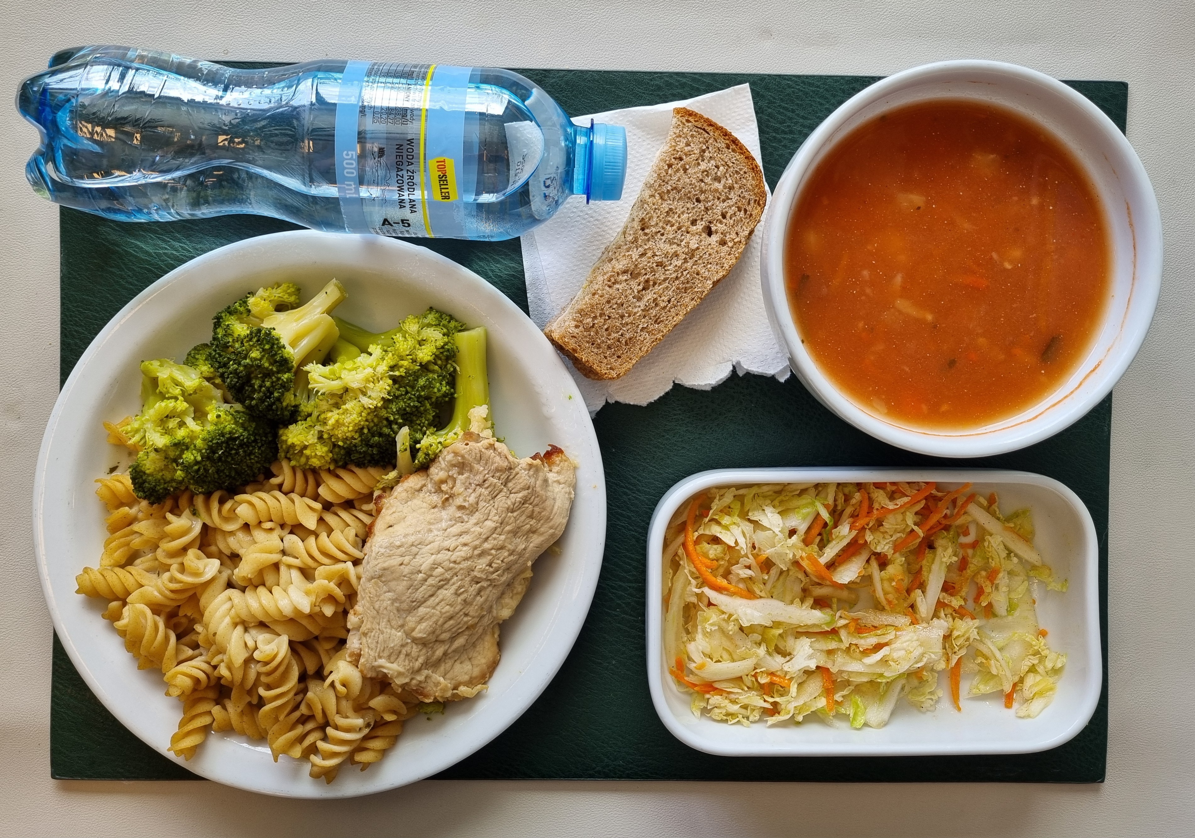 dobry posiłek obiad - dieta bogatoresztkowa