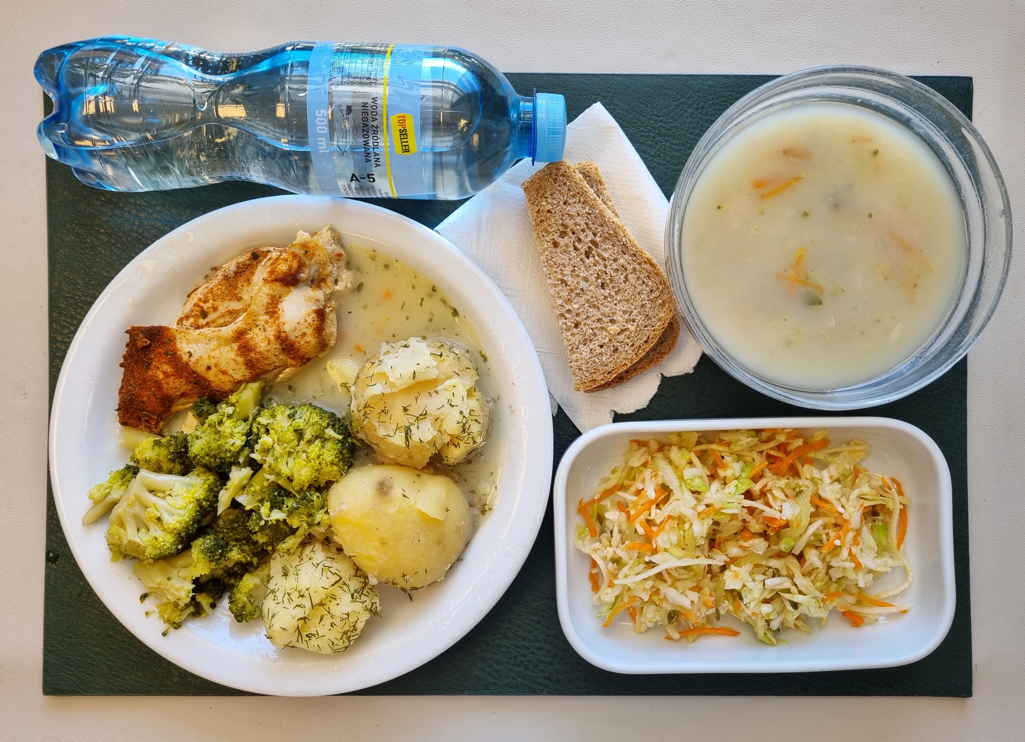 dobry posiłek obiad - dieta bogatoresztkowa