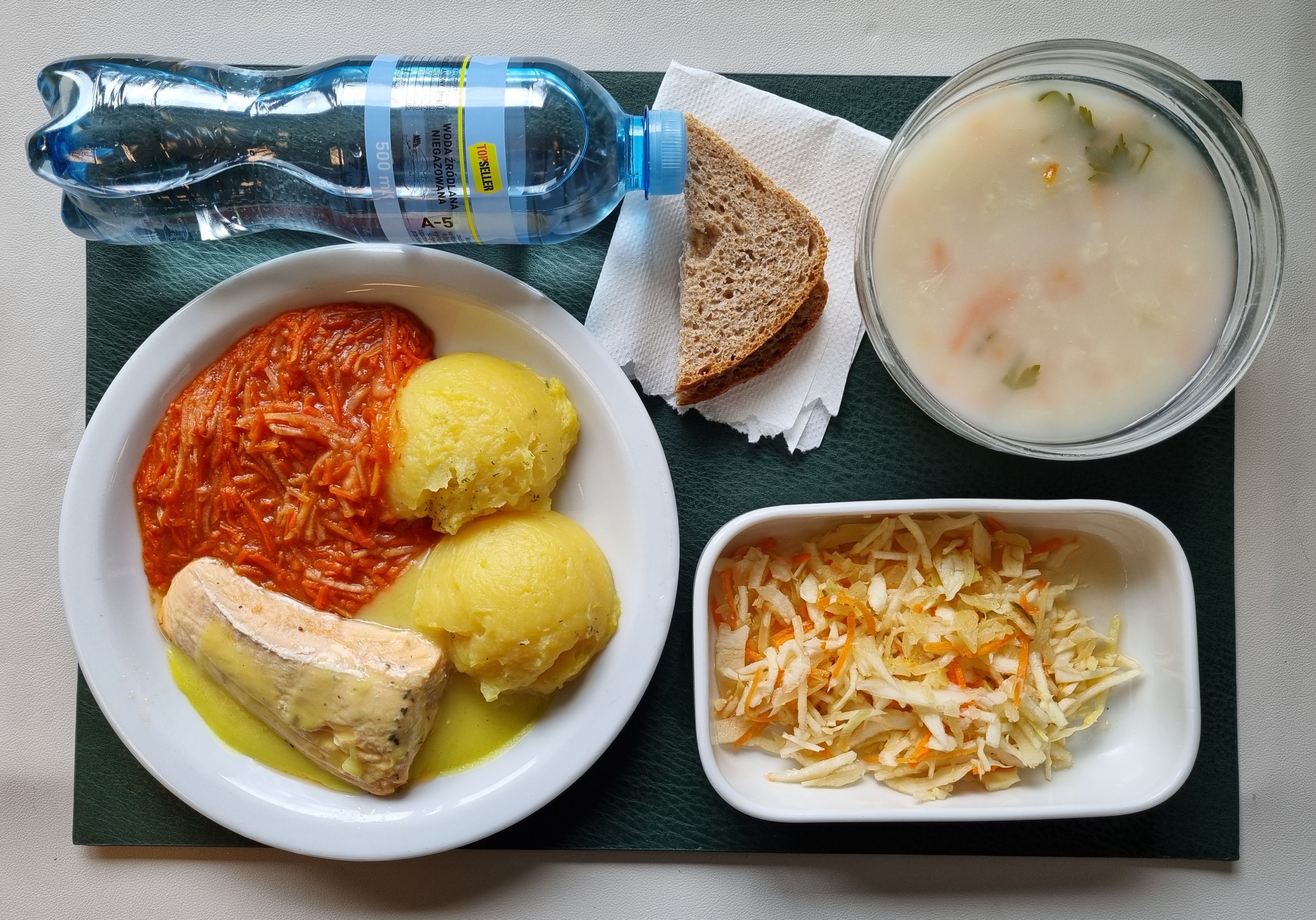 dobry posiłek obiad - dieta bogatoresztkowa