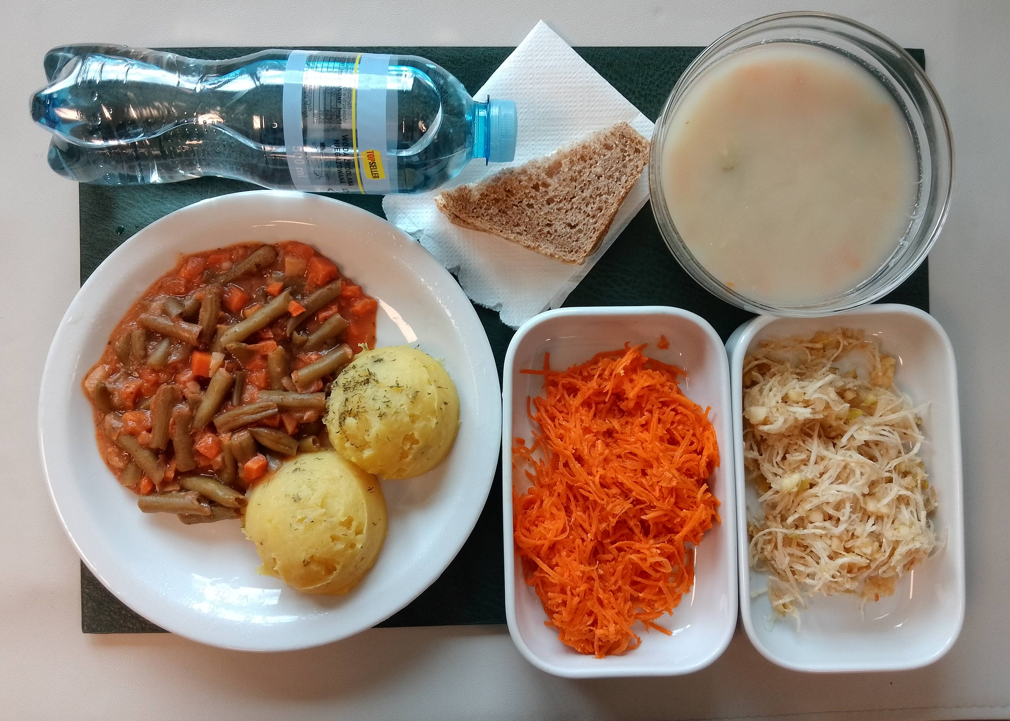 dobry posiłek obiad - dieta bogatoresztkowa
