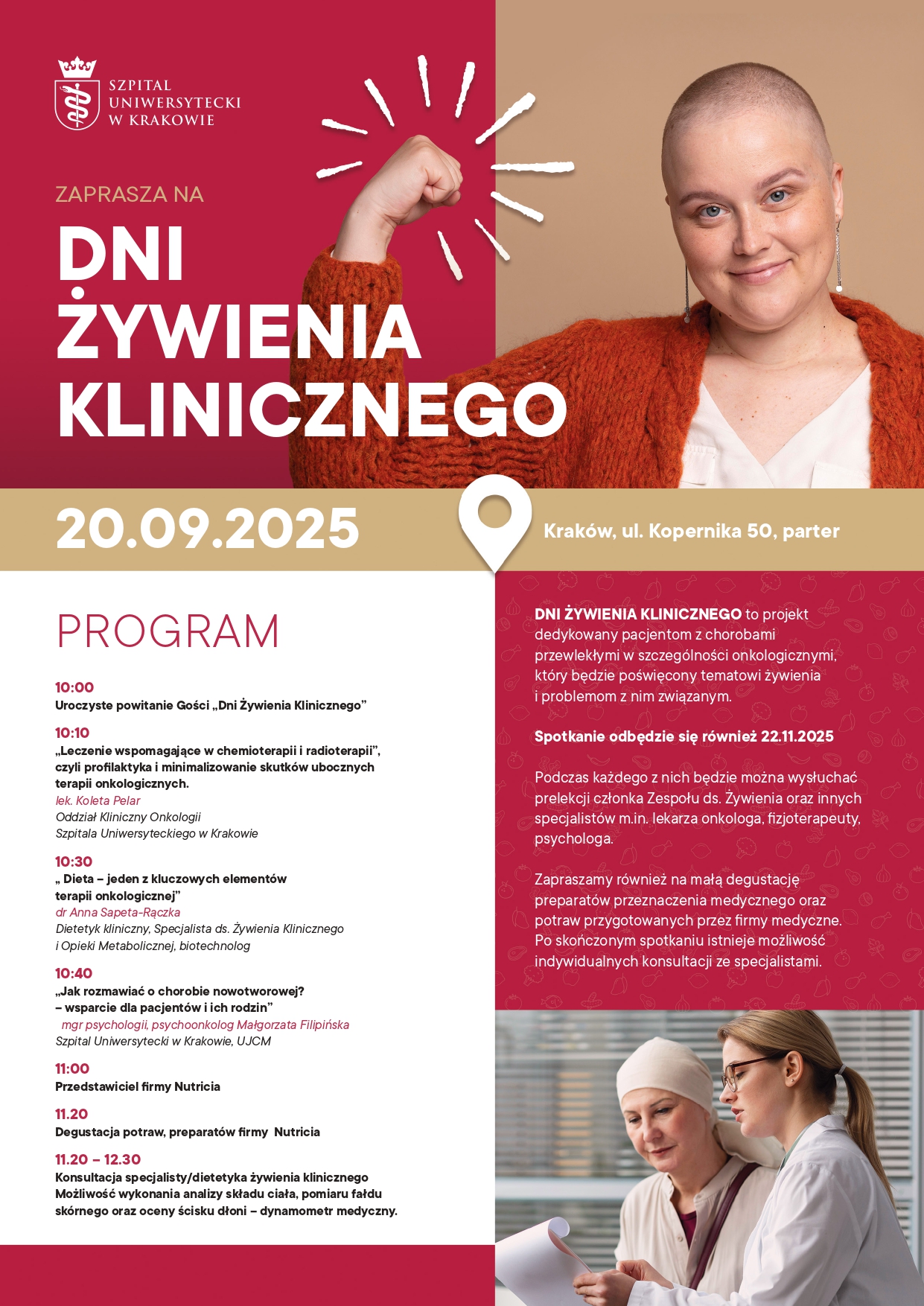 plakat Dni otwarte żywienia onk