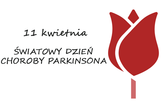 11 kwietnia Światowy Dzień Parkinsona - symbol dnia - czerwony tulipan 