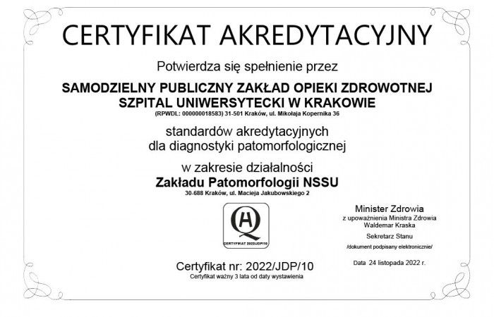 CERTYFIKAT AKREDYTACYJNY Krak├│w SU1024_1
