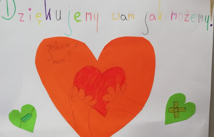 Rysunek dziecka - serce