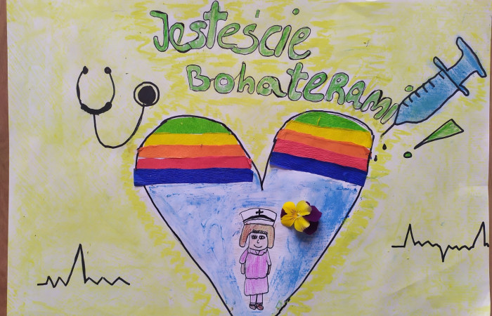 Rysunek dziecka - serce