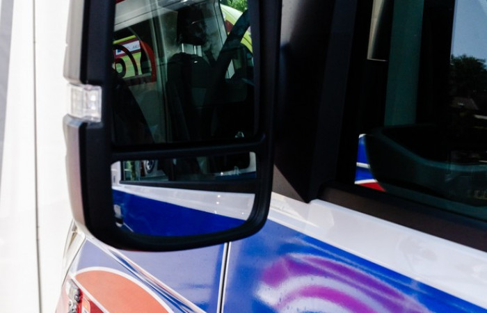 zbliżenie na karetki