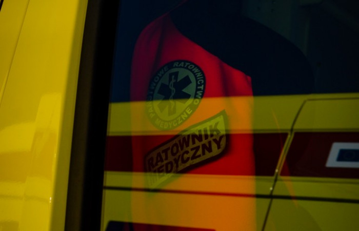 zbliżenie na karetki