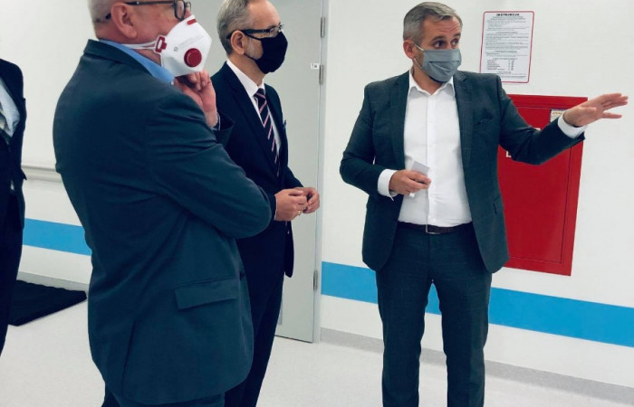 Marcin Jędrychowski, Dyrektor SU i Minister Zdrowia, Adam Niedzielski, prof. Andrzej Matyja