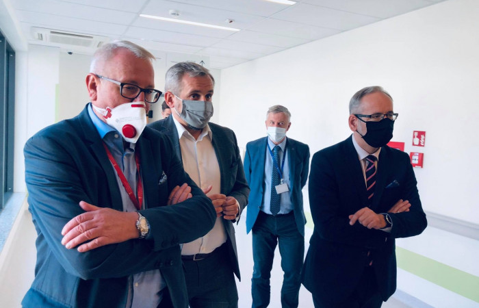 Marcin Jędrychowski, Dyrektor SU i Minister Zdrowia, Adam Niedzielski, prof. Andrzej Matyja