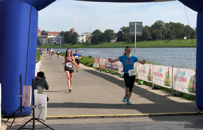 Bieg Kordian - uczestnicy na mecie