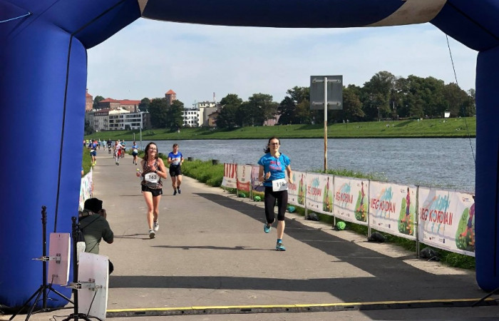 Bieg Kordian - uczestnicy na mecie