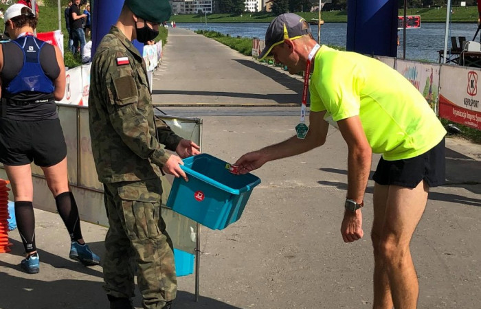 Bieg Kordian - uczestnicy na mecie