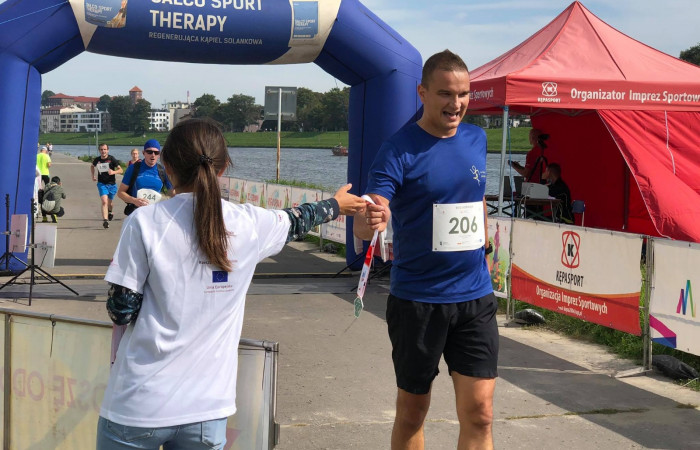 Bieg Kordian - uczestnicy na mecie