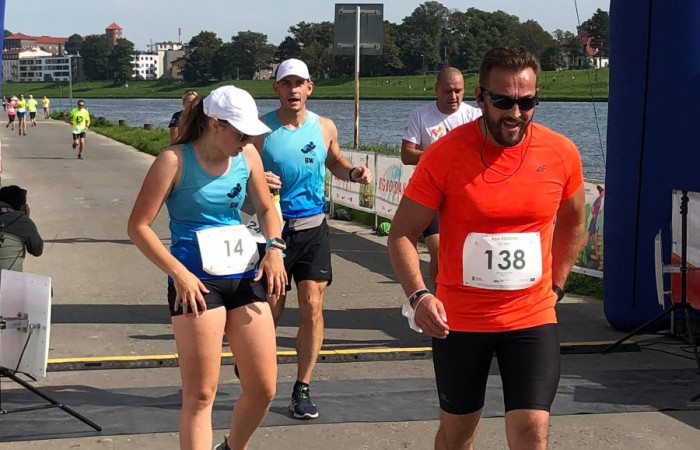 Bieg Kordian - uczestnicy na mecie