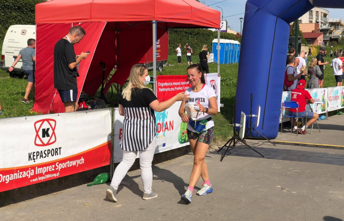 Bieg Kordian - uczestnicy na mecie