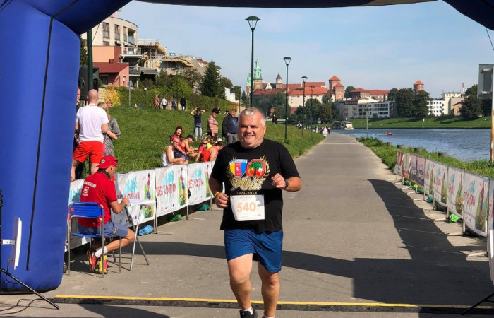 Bieg Kordian - uczestnicy na mecie