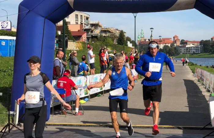 Bieg Kordian - uczestnicy na mecie