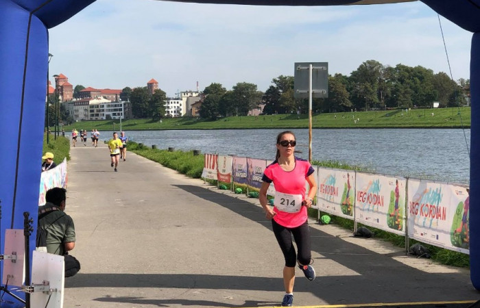 Bieg Kordian - uczestnicy na mecie