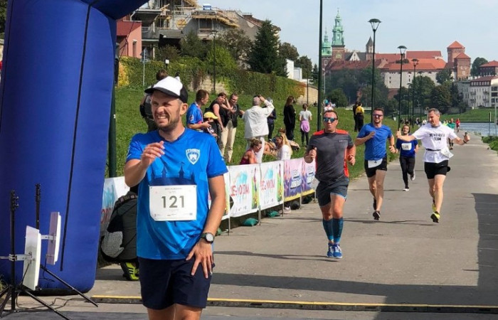 Bieg Kordian - uczestnicy na mecie