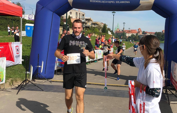 Bieg Kordian - uczestnicy na mecie