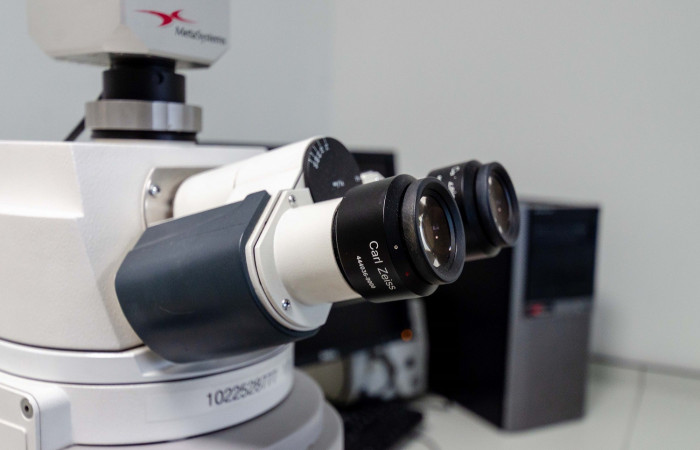 Sprzęt Zakładu Diagnostyki Hematologicznej i Genetyki - zbliżenie 