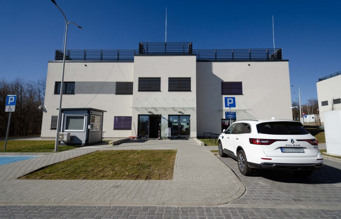 Budynek Oddziału Chorób Zakaźnych z zewnątrz