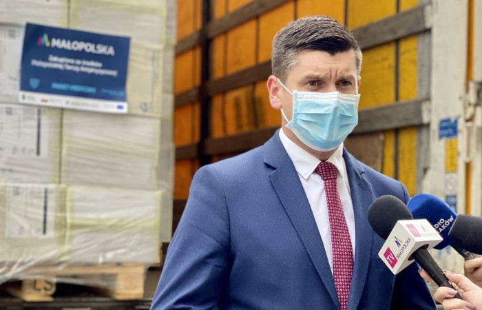 Wicemarszałek Województwa Małopolskiego Łukasz Smółka