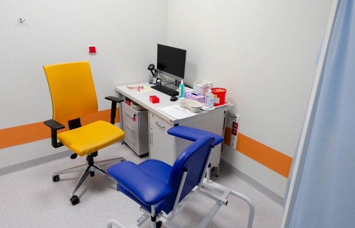 Stanowisko do pobrania krwi