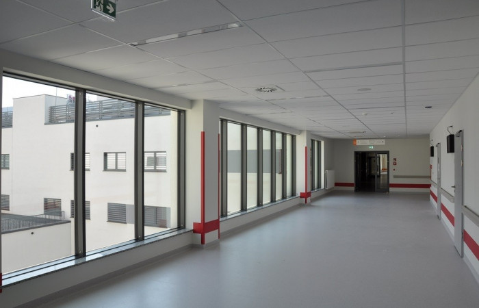 Korytarz przed oddziałem 