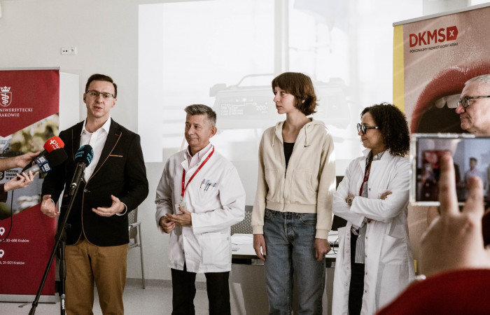 Spotkanie prasowe Hematologii SU i DKMS