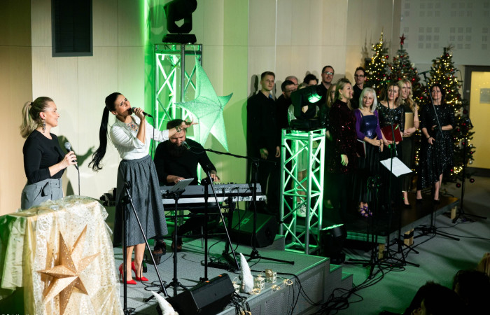 Koncert kolęd w Auli Głównej NSSU: 