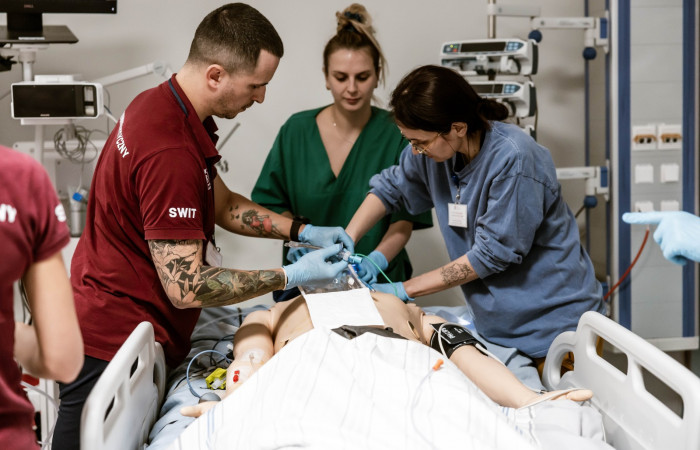 Zespół SWIT w trakcie szkolenia