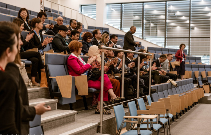 Dyrektorzy zrzeszonych w Światowej Federacji Szpitali oraz Polskiej Federacji Szpitali z Wizytą w Szpitalu Uniwersyteckim w Krakowie